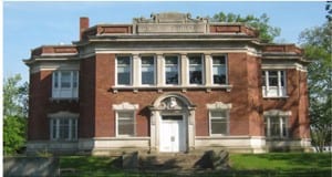 Former Carnegie Library building, Lorain, Ohio. Photo by Daniel Brady