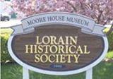 Lorain Historical Society sign.