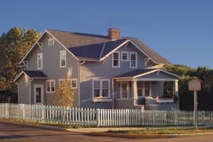 John & Annie Glenn Historic Site, the boyhood home of astronaut and Senator John Glenn in New Concord, Ohio. 